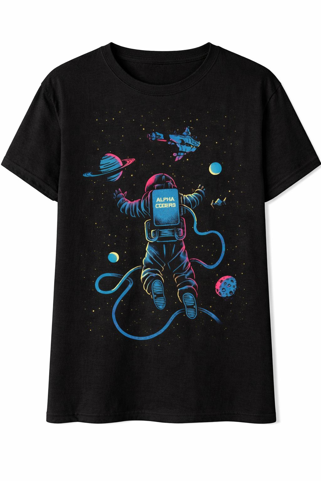 Alpha Cosmos Astronaut Graphic T-Shirt